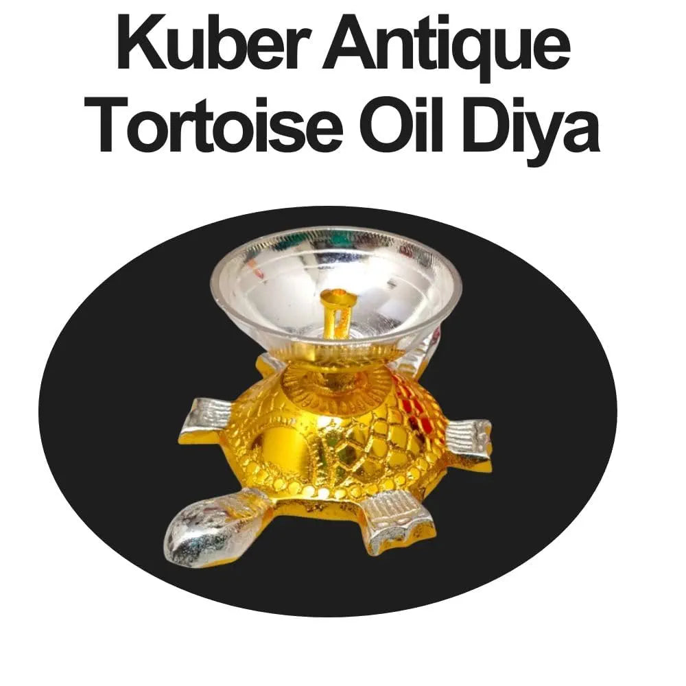🪔 Kuber Antique Tortoise Oil Diya