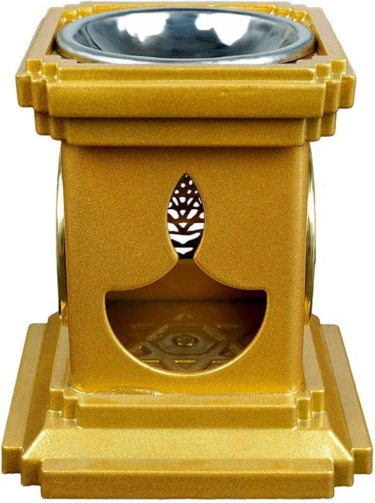 Suvarnadeep – Traditional Brass Oil Lamp | Ayurvedic Health Benefits | Pure Brass Panch Aarti Diya | Temple & Home Decor